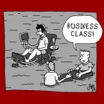 assento flutuante business class